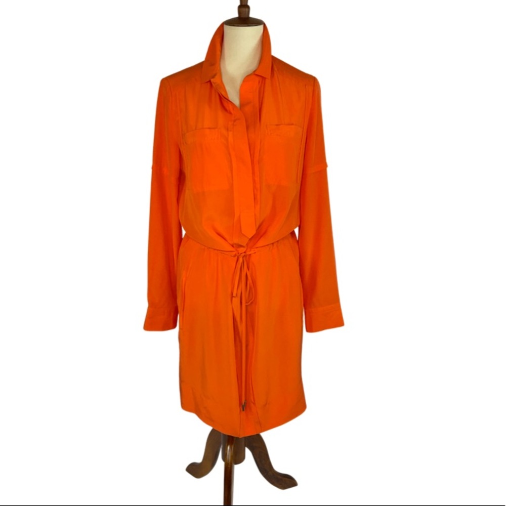 Diane Von Furstenberg silk shirt dress